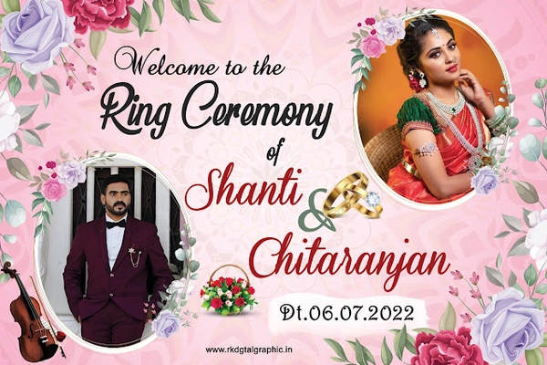 thumbnail Ring Ceremony Flex Banner Design 5x3